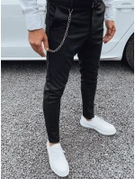 Pánske čierne nohavice FashionStreet UX4380