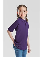 Fruit of the Loom Kids 65/35 Polo Detské piqué polo 16.3417 tmavomodrá