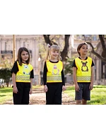 Korntex FUN Detská bezpečnostná vesta 76.FUNY hi vis yellow/elephant Korntex FUN Detská bezpečnostná vesta 76.FUNY hi vis yellow/elephant