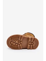 Detské traperské topánky s podšívkou Camel Walter