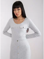 Šaty RV SK 7437.67 svetlo šedá Šaty RV SK 7437.67 svetlo šedá