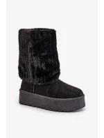Dámske snežnice 24BT30-8021 model 202195 Black - NOVINKY