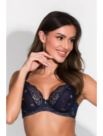 Dámska podprsenka BLISS BRALETTE 19210 Tmavomodrý vzor - Mediolano Dámska podprsenka BLISS BRALETTE 19210 Tmavomodrý vzor - Mediolano