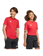 Adidas Detské tričko Entrada 26 Tee červená JZ6674 Adidas Detské tričko Entrada 26 Tee červená JZ6674