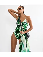 SUMMER PALM - Vystužené jednodielne plavky s kovovými doplnkami Triumph