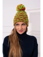 Fiona fleecová čiapka K275 zelená neón+červená