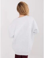 WT BL mikina A1047.69 svetlo šedá