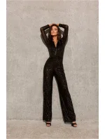 Dámsky overal WPS357-2 black - Roco Fashion