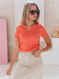 Dámska rebrovaná blúzka KISS LOOK pink FashionStreet RY2838