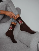 Ponožky Milena 0200-132 Medvedík vo svetri 37-41