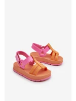 Dziecięce Pachnące Sandałki Na Rzep ZAXY LL385026 Pomarańczowe