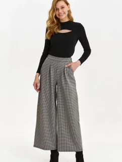 Dámske nohavice SSP4371 Béžovo-čierna - Top Secret