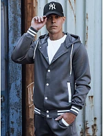FashionStreet pánske tmavosivé tepláky AX0791 FashionStreet pánske tmavosivé tepláky AX0791