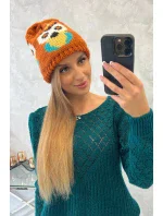 Dámska čiapka Ofelia K349 červená