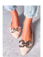 Dámske balerínky LL-269P Béžová - Seastar