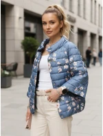 Dámska prešívaná obojstranná bunda FLORIS blue FashionStreet TY5527
