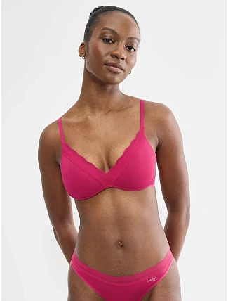 Podprsenka sloggi GO Blush PU Bra, ružová Berry – SLOGGI Podprsenka sloggi GO Blush PU Bra, ružová Berry – SLOGGI
