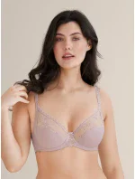 Conturelle 840 Mille Fleurs 0805840, Bügel-BH 805840 705 fialový krém Conturelle 840 Mille Fleurs 0805840, Bügel-BH 805840 705 fialový krém