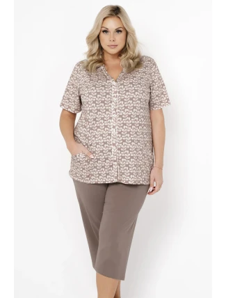 Talianska móda Ramira cr.r. sp.3/4 farba:print/cappuccino