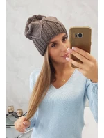 Dámska čiapka Liliana K375 cappuccino