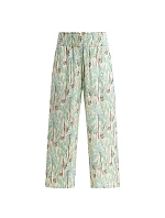 Dámske plážové nohavice DIM TROPICAL PANTS - DIM - zelené Dámske plážové nohavice DIM TROPICAL PANTS - DIM - zelené
