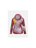 Dámska péřová bunda PEAK PERFORMANCE, model Helium Aop Down Hybrid Hood, farba: viacfarebná