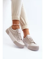 Trampki Damskie Na Grubej Podeszwie Lee Cooper LCW-24-31-2178 Szare