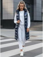 Dámska prešívaná vesta GANTINI modrá FashionStreet TY3743 Dámska prešívaná vesta GANTINI modrá FashionStreet TY3743