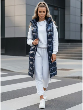 Dámska prešívaná vesta GANTINI modrá FashionStreet TY3743 Dámska prešívaná vesta GANTINI modrá FashionStreet TY3743