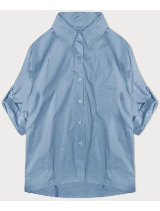 Svetlomodré tričko s ozdobnou mašľou na chrbte (24018) Svetlomodré tričko s ozdobnou mašľou na chrbte (24018)