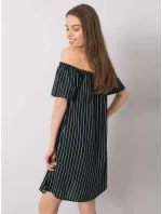 Šaty D73771M30145F čiernobiele