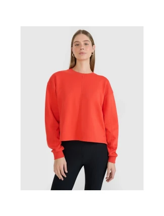 Dámska mikina 4F 4FWSS25TSWSF1543-62S oversize bez kapucne