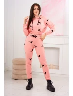 Sada s potlačou pištole marhuľová