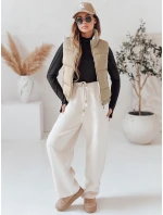 Dámska prešívaná vesta URBANELLE beige FashionStreet TY4973 Dámska prešívaná vesta URBANELLE beige FashionStreet TY4973