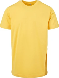 Build your Brand BY 004 Tričko z hrubej bavlny 56.0004 taxi yellow