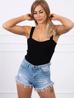 Body bez ramienok čierne
