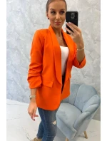 Bunda s klopami elegantná oranžová