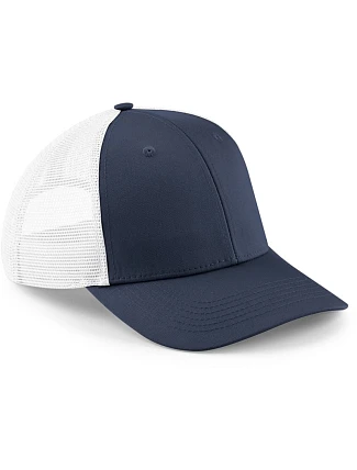 Beechfield B 646 6-panelová čiapka s kšiltom „Urbanwear Trucker“ 53.0646 tmavomodrá/biela Beechfield B 646 6-panelová čiapka s kšiltom „Urbanwear Trucker“ 53.0646 tmavomodrá/biela