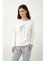 Vamp - Krémové pyžamo so zajačikmi 21454 - Vamp