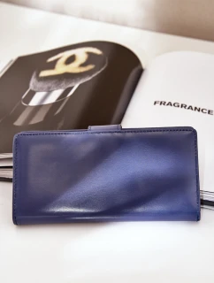 Portfel Damski Z Eko Skóry Granatowy Kalinessa