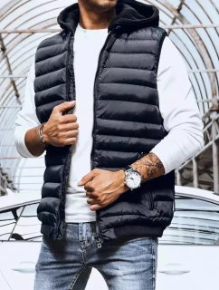 Pánska prešívaná modrá vesta FashionStreet TX4094