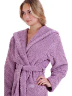 Dámsky župan Athena s kapucňou 3116 Elderflower - Vestis