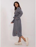 Šaty LK SK 509646.91 tmavo sivé