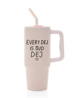 EVERY DEJ IS GUD DEJ - růžový cestovní termohrnek 900 ml  