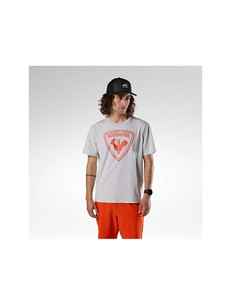 Pánske tričko ROSSIGNOL Cliffside Tee, sivé Pánske tričko ROSSIGNOL Cliffside Tee, sivé