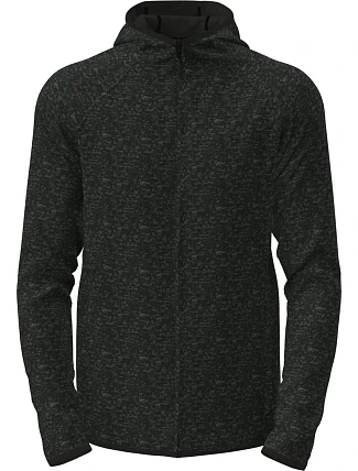 Stedman Lux Knit Fleece Jacket Men – Pánska pletená fleecová bunda s kapucňou 05.5460 black opal heather