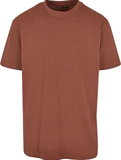Build your Brand BY 102 Oversize tričko z hrubej bavlny 56.0102 bark