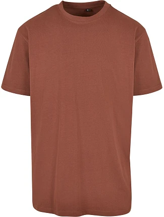 Build your Brand BY 102 Oversize tričko z hrubej bavlny 56.0102 bark