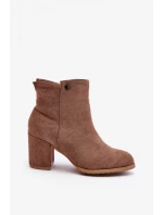 Topánky na podpätku model 190192 Krok vo veľkom štýle Topánky na podpätku model 190192 Krok vo veľkom štýle