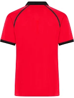 Daiber JN 1308 Pánske polo tričko s piké vzorom a zipsom 02.1308 svetločervená/čierna Daiber JN 1308 Pánske polo tričko s piké vzorom a zipsom 02.1308 svetločervená/čierna